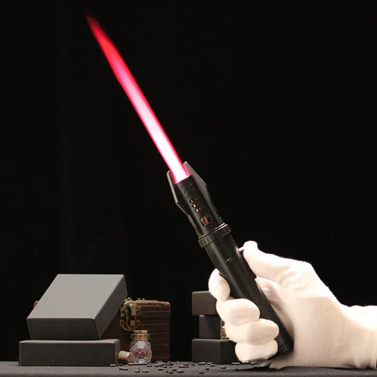 Real star wars lightsaber with red flame