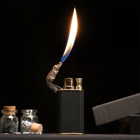 crocodile storm butane gas lighter