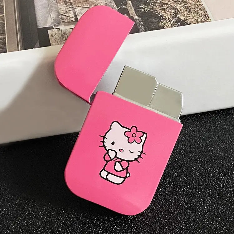 Logo hello kitty pink storm lighter